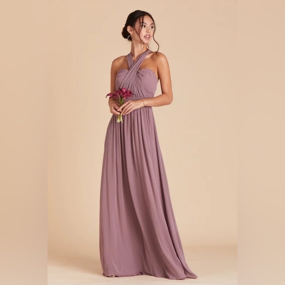 Birdy Grey Mauve Strapless Wedding Dress - Picture 3 of 10